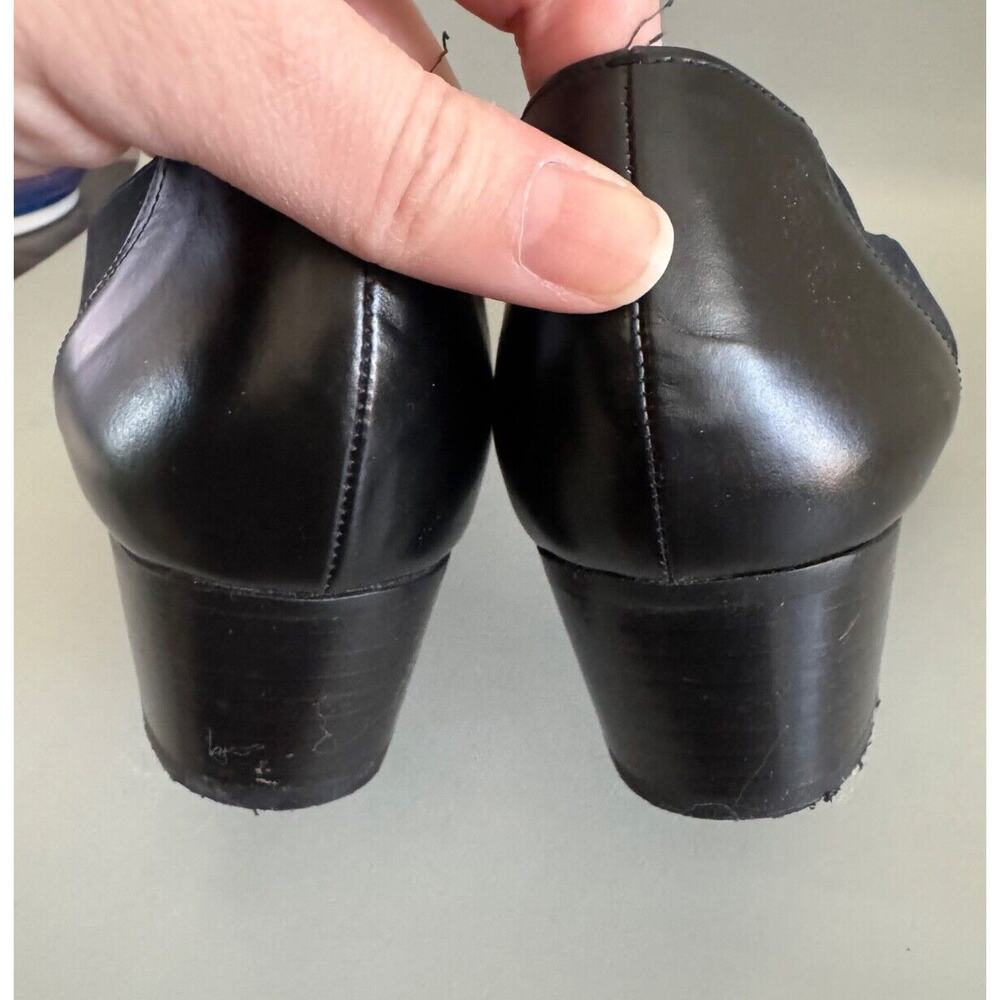 Rangoni Firenze Loafers Black Fabric & Leather Trim Women’s 11 N Made in Italy - Picture 4 of 7